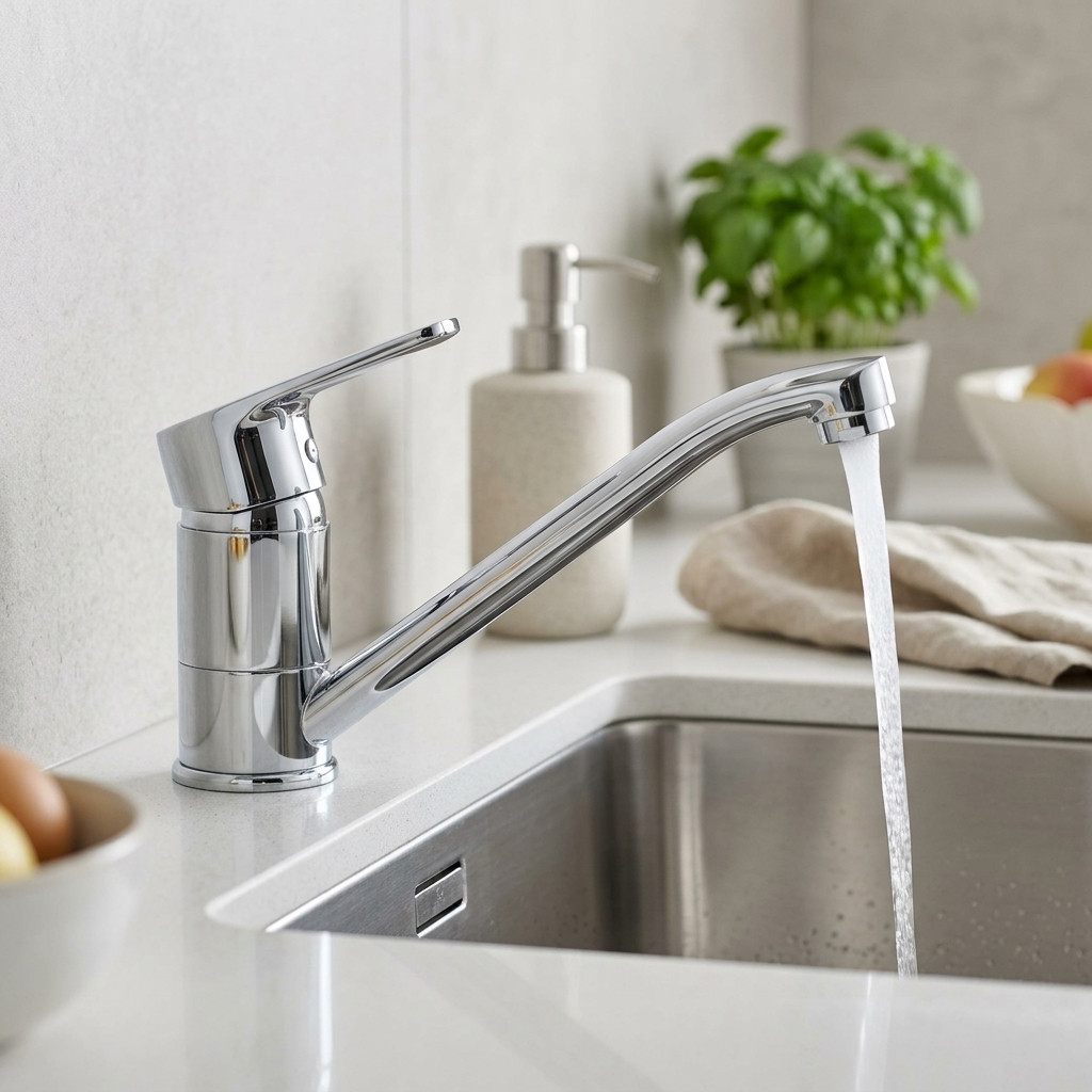 Aquanello Casa Lage Eenhendel Keukenkraan Chroom CR-1203-CS